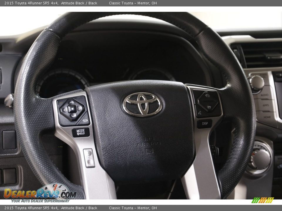 2015 Toyota 4Runner SR5 4x4 Attitude Black / Black Photo #7