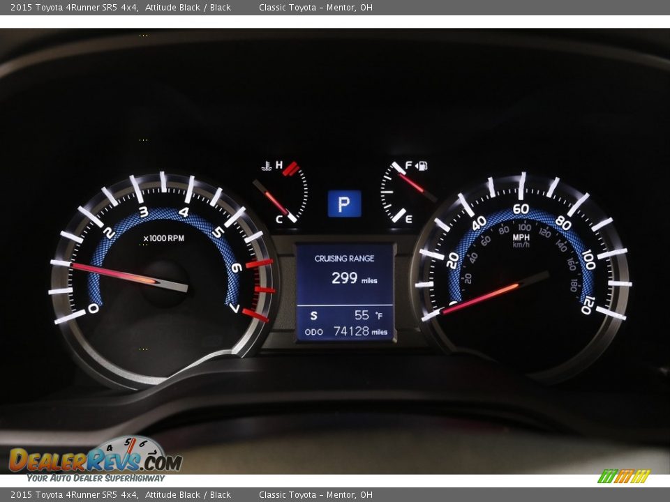 2015 Toyota 4Runner SR5 4x4 Attitude Black / Black Photo #8