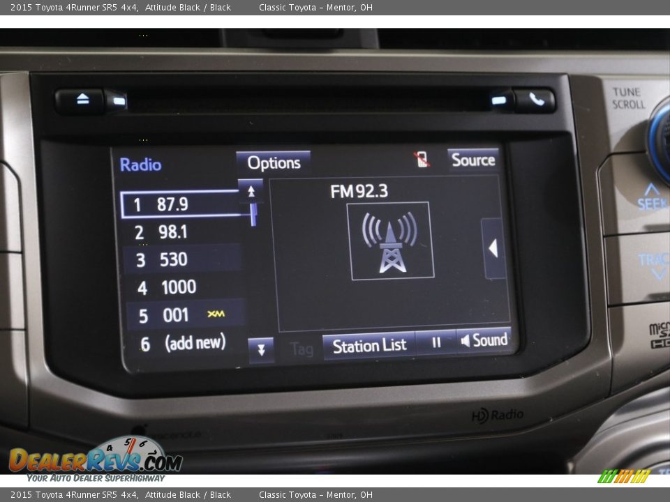 2015 Toyota 4Runner SR5 4x4 Attitude Black / Black Photo #10