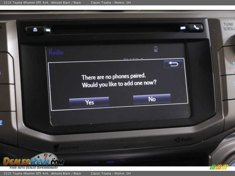 2015 Toyota 4Runner SR5 4x4 Attitude Black / Black Photo #11