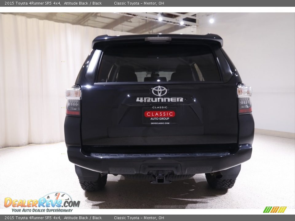 2015 Toyota 4Runner SR5 4x4 Attitude Black / Black Photo #19