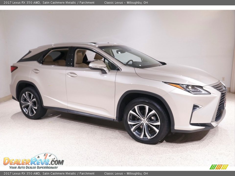 2017 Lexus RX 350 AWD Satin Cashmere Metallic / Parchment Photo #1