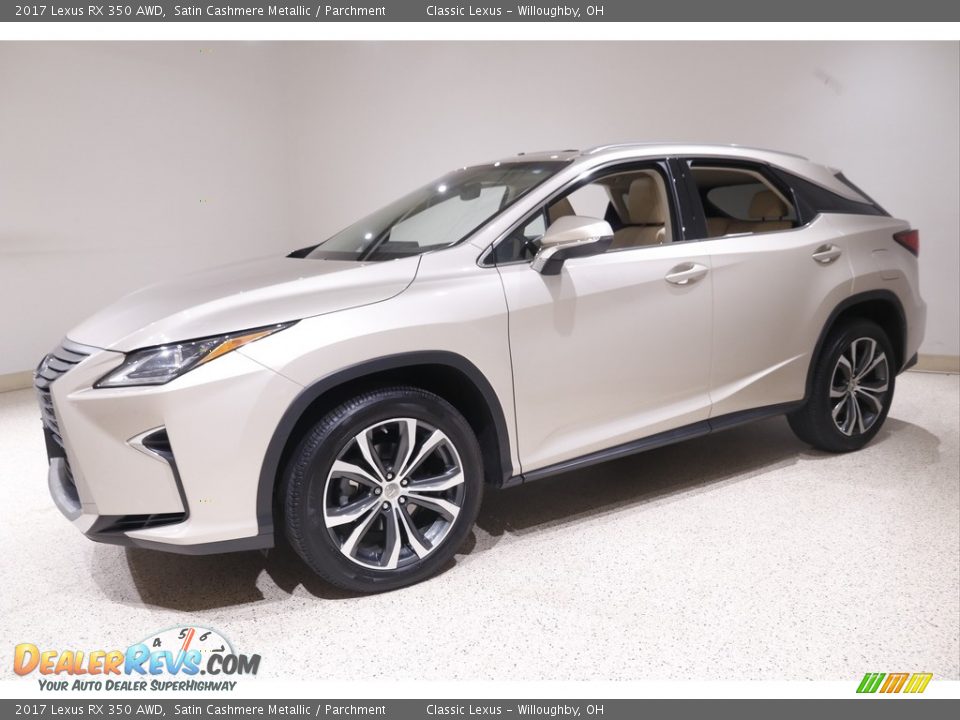 2017 Lexus RX 350 AWD Satin Cashmere Metallic / Parchment Photo #3