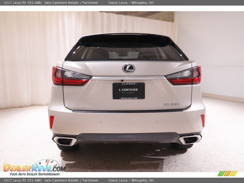 2017 Lexus RX 350 AWD Satin Cashmere Metallic / Parchment Photo #22