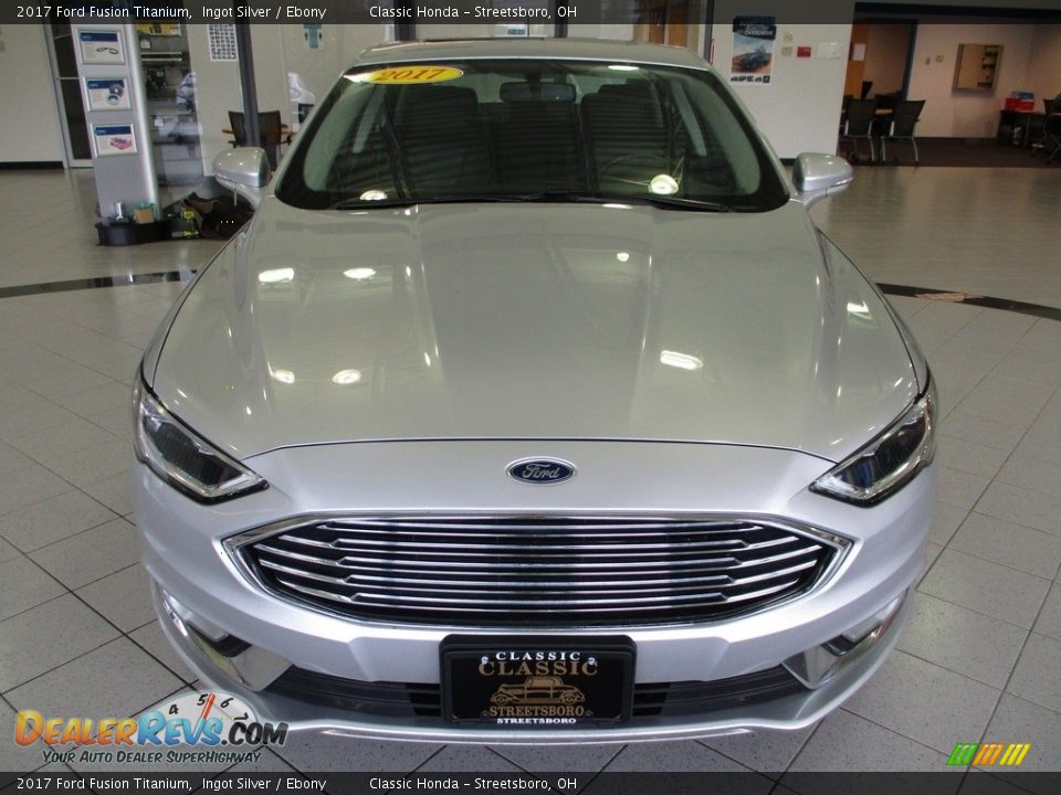 2017 Ford Fusion Titanium Ingot Silver / Ebony Photo #2