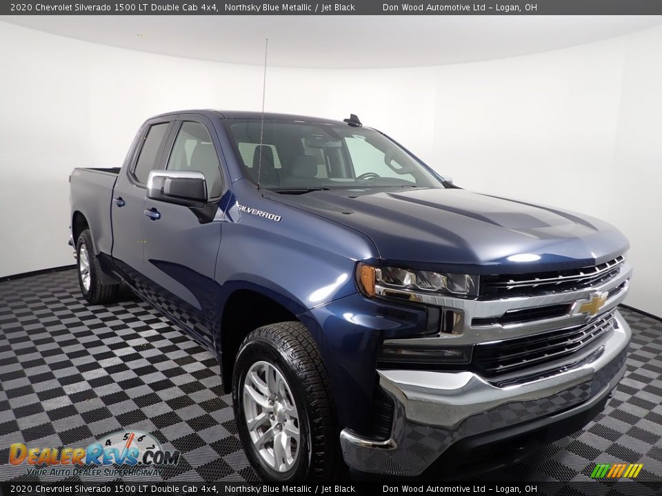 2020 Chevrolet Silverado 1500 LT Double Cab 4x4 Northsky Blue Metallic / Jet Black Photo #5