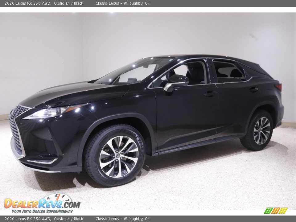 2020 Lexus RX 350 AWD Obsidian / Black Photo #3