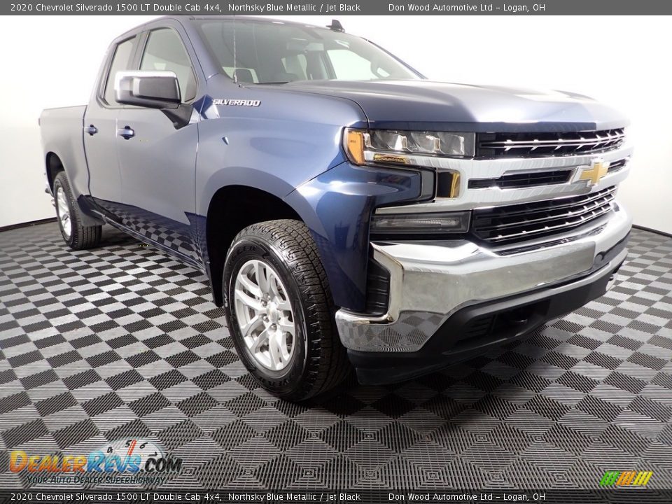 2020 Chevrolet Silverado 1500 LT Double Cab 4x4 Northsky Blue Metallic / Jet Black Photo #6