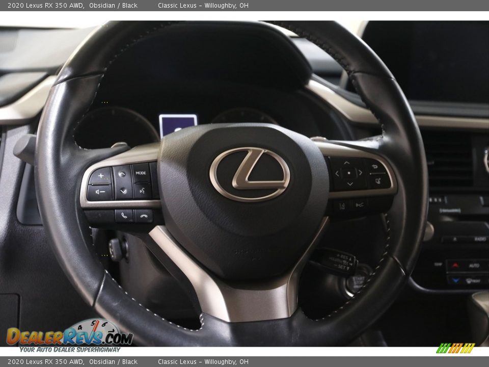 2020 Lexus RX 350 AWD Obsidian / Black Photo #7