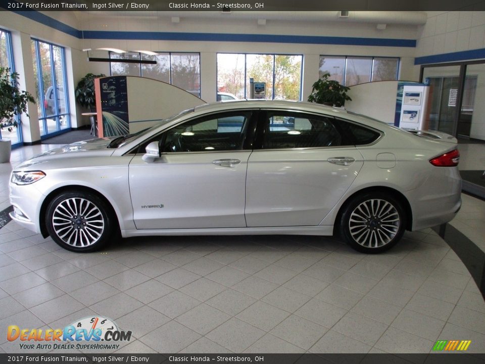 Ingot Silver 2017 Ford Fusion Titanium Photo #8