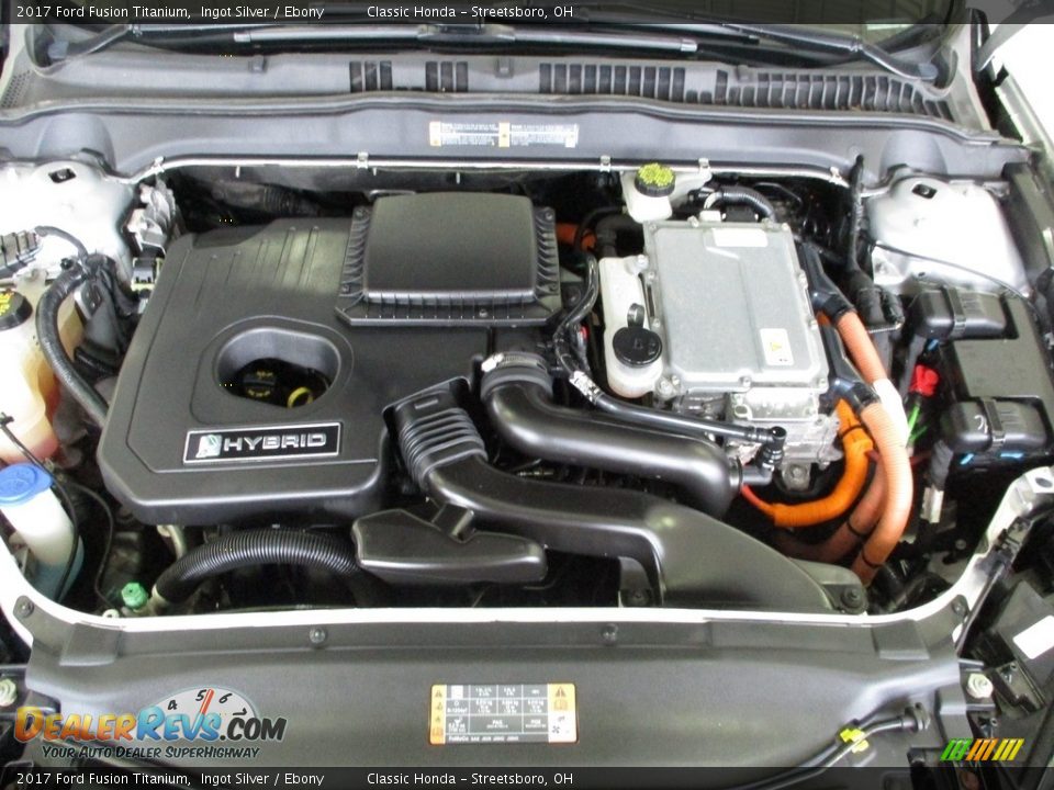 2017 Ford Fusion Titanium 2.0 Liter Atkinson-Cycle DOHC 16-Valve i-VCT 4 Cylinder Gasoline/Electric Hybrid Engine Photo #10