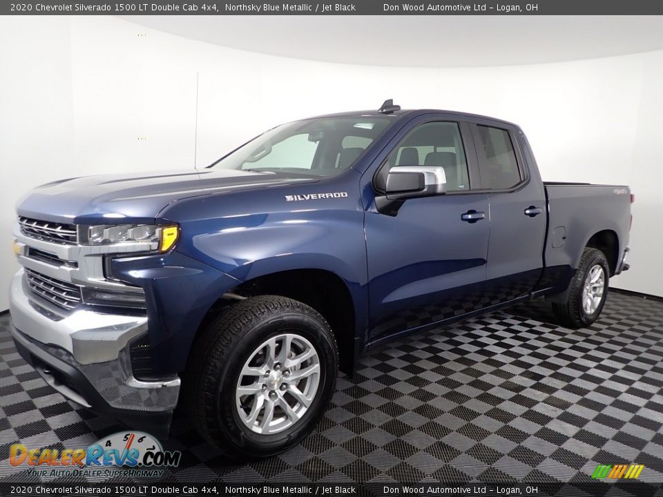 2020 Chevrolet Silverado 1500 LT Double Cab 4x4 Northsky Blue Metallic / Jet Black Photo #13