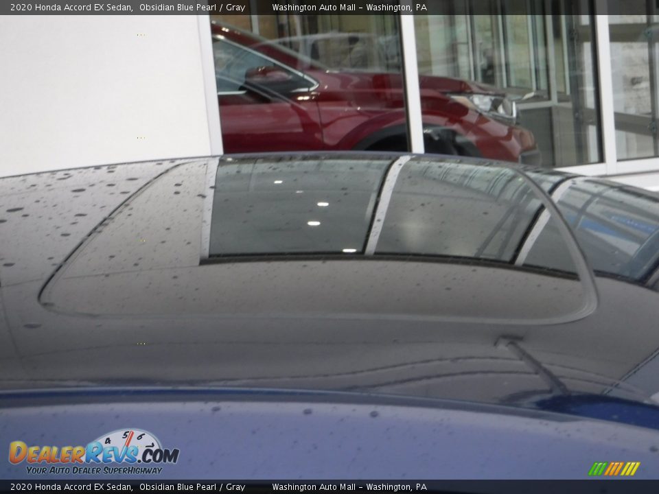 2020 Honda Accord EX Sedan Obsidian Blue Pearl / Gray Photo #3