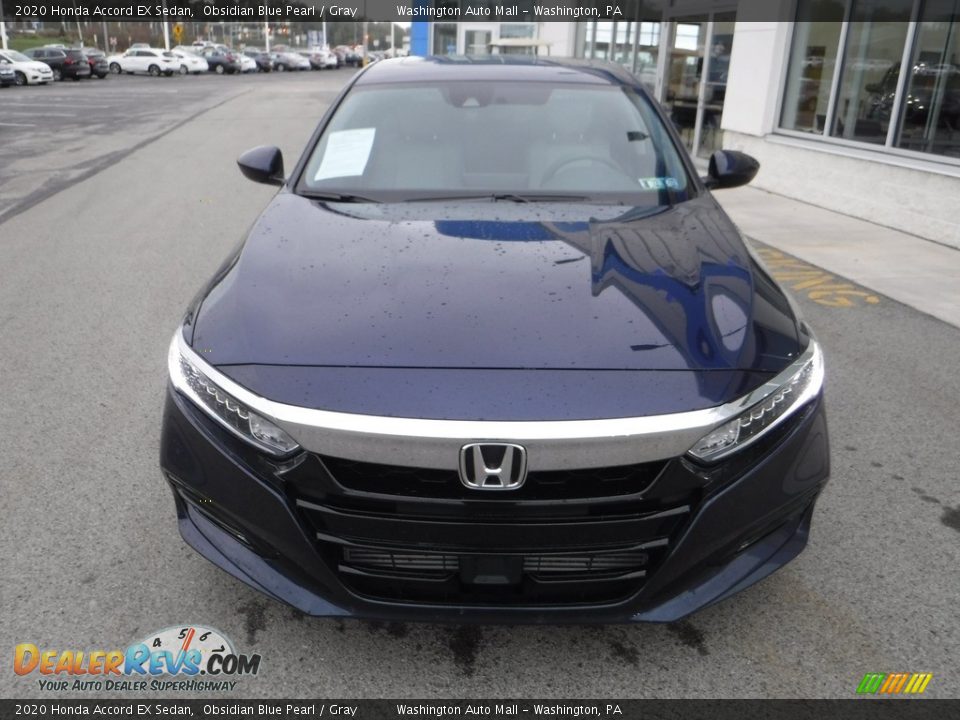 2020 Honda Accord EX Sedan Obsidian Blue Pearl / Gray Photo #5