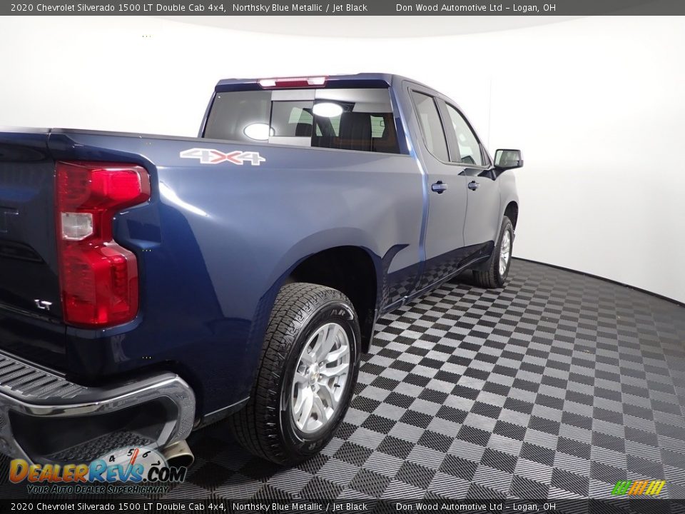 2020 Chevrolet Silverado 1500 LT Double Cab 4x4 Northsky Blue Metallic / Jet Black Photo #19