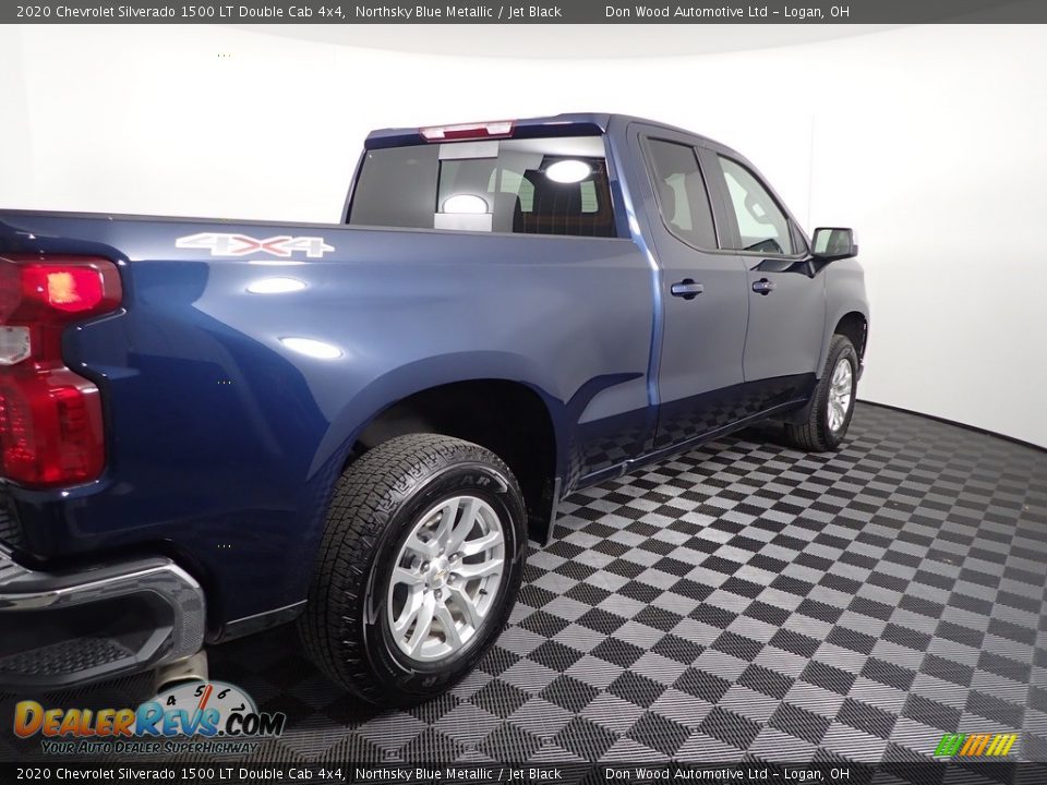 2020 Chevrolet Silverado 1500 LT Double Cab 4x4 Northsky Blue Metallic / Jet Black Photo #20