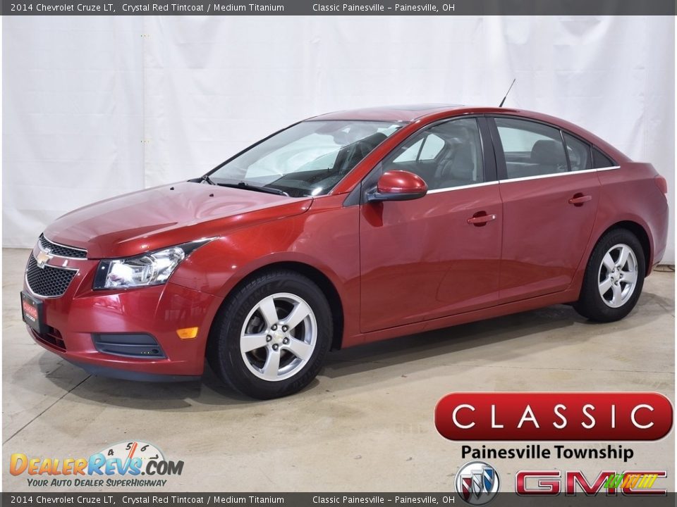 2014 Chevrolet Cruze LT Crystal Red Tintcoat / Medium Titanium Photo #1