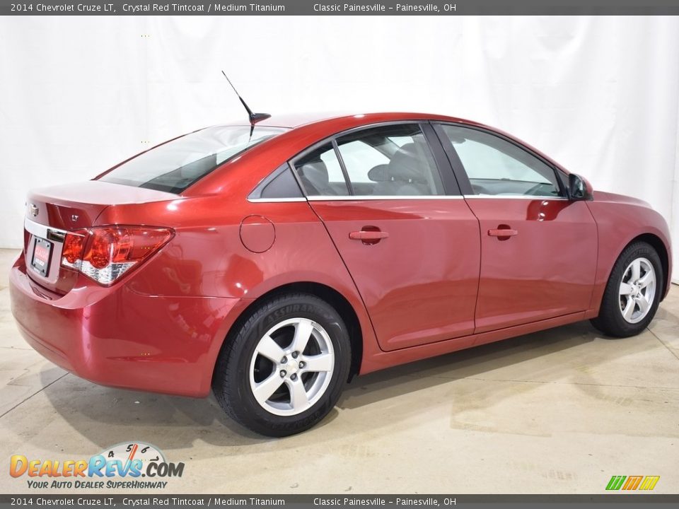 2014 Chevrolet Cruze LT Crystal Red Tintcoat / Medium Titanium Photo #2