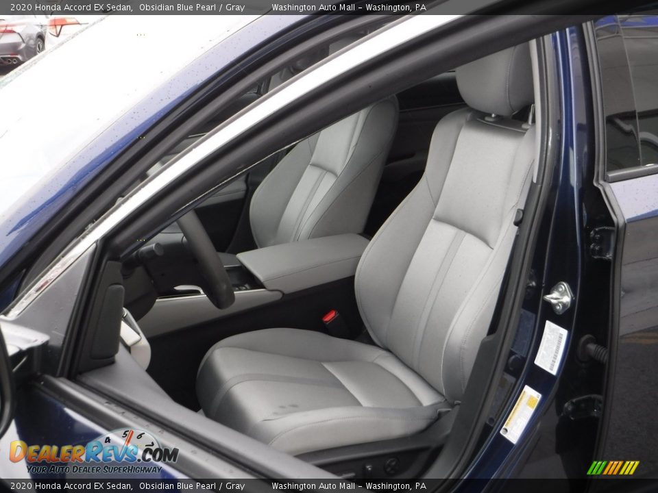 2020 Honda Accord EX Sedan Obsidian Blue Pearl / Gray Photo #12