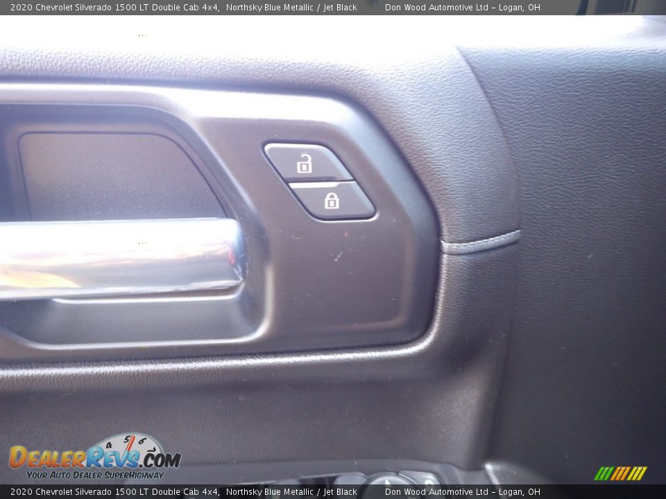 2020 Chevrolet Silverado 1500 LT Double Cab 4x4 Northsky Blue Metallic / Jet Black Photo #25