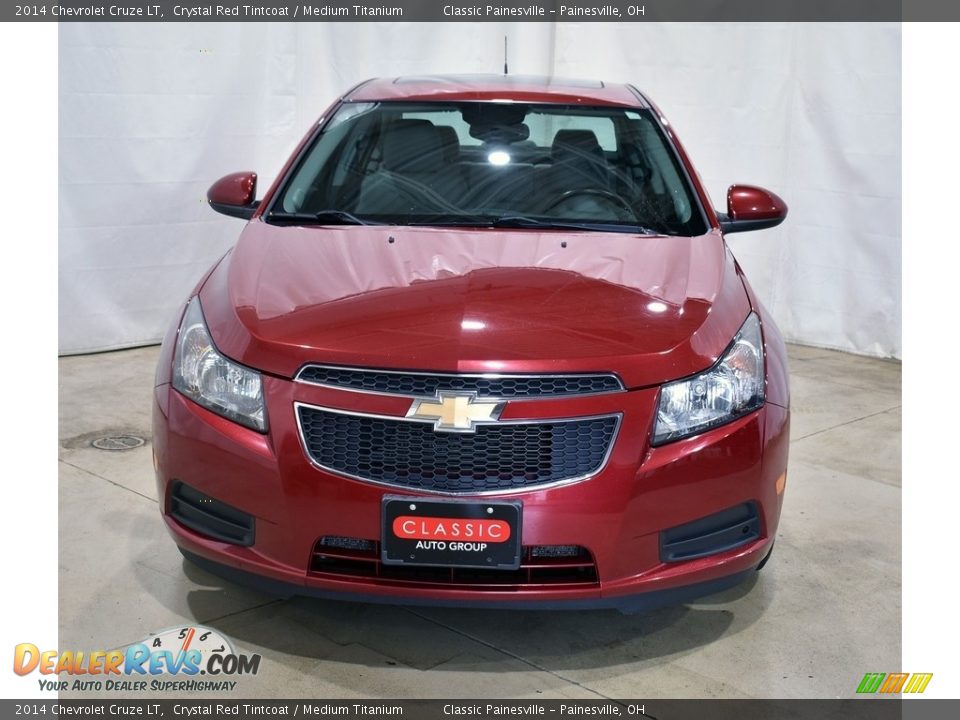 2014 Chevrolet Cruze LT Crystal Red Tintcoat / Medium Titanium Photo #4