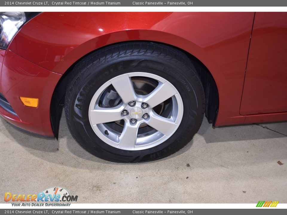 2014 Chevrolet Cruze LT Crystal Red Tintcoat / Medium Titanium Photo #5