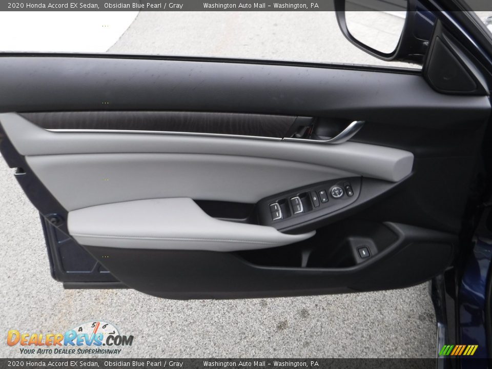 2020 Honda Accord EX Sedan Obsidian Blue Pearl / Gray Photo #16