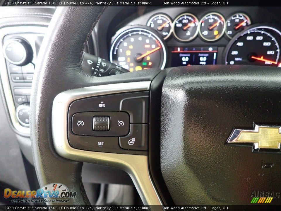 2020 Chevrolet Silverado 1500 LT Double Cab 4x4 Northsky Blue Metallic / Jet Black Photo #28