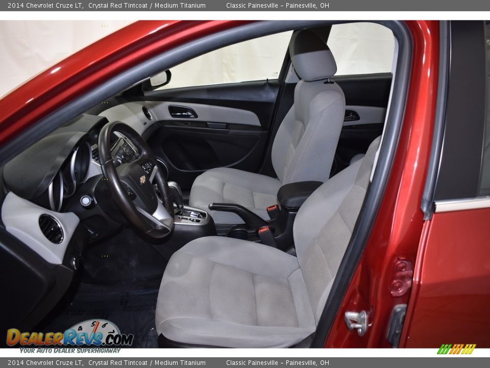 2014 Chevrolet Cruze LT Crystal Red Tintcoat / Medium Titanium Photo #8