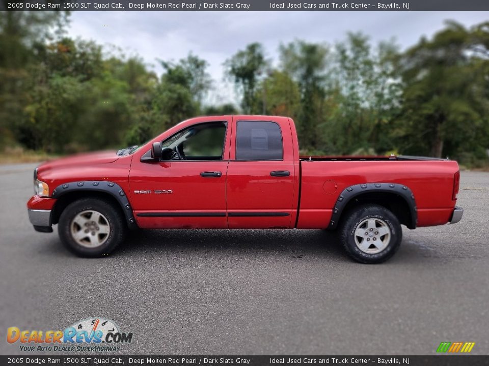 2005 Dodge Ram 1500 SLT Quad Cab Deep Molten Red Pearl / Dark Slate Gray Photo #2