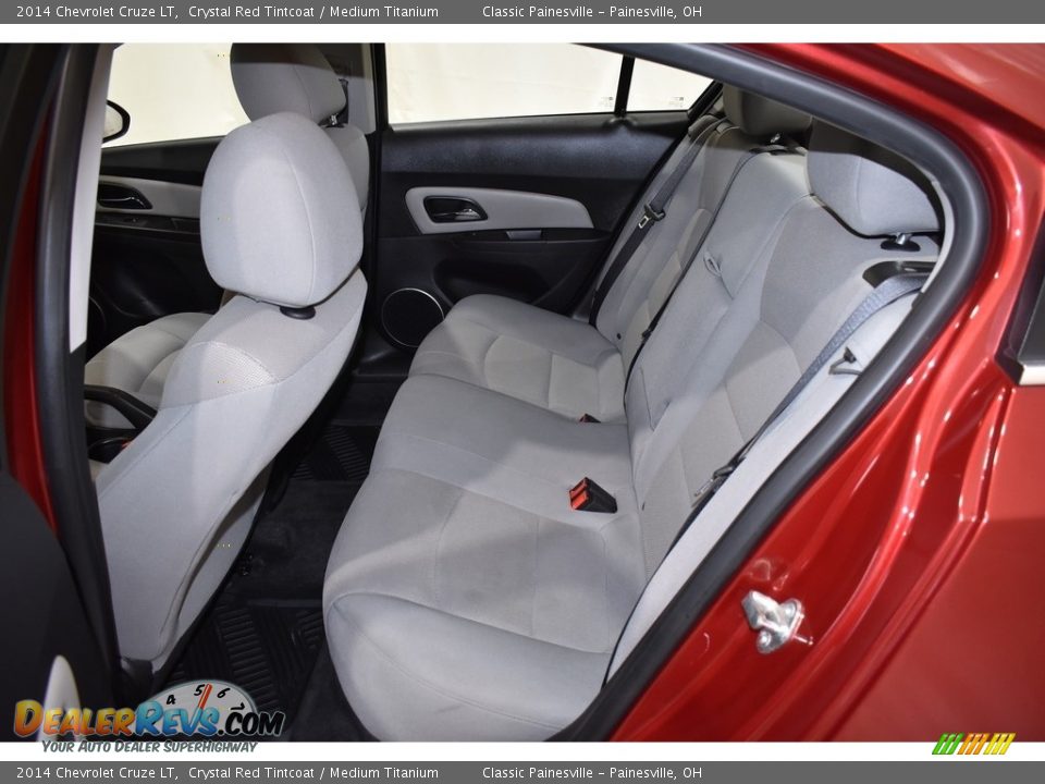 2014 Chevrolet Cruze LT Crystal Red Tintcoat / Medium Titanium Photo #9