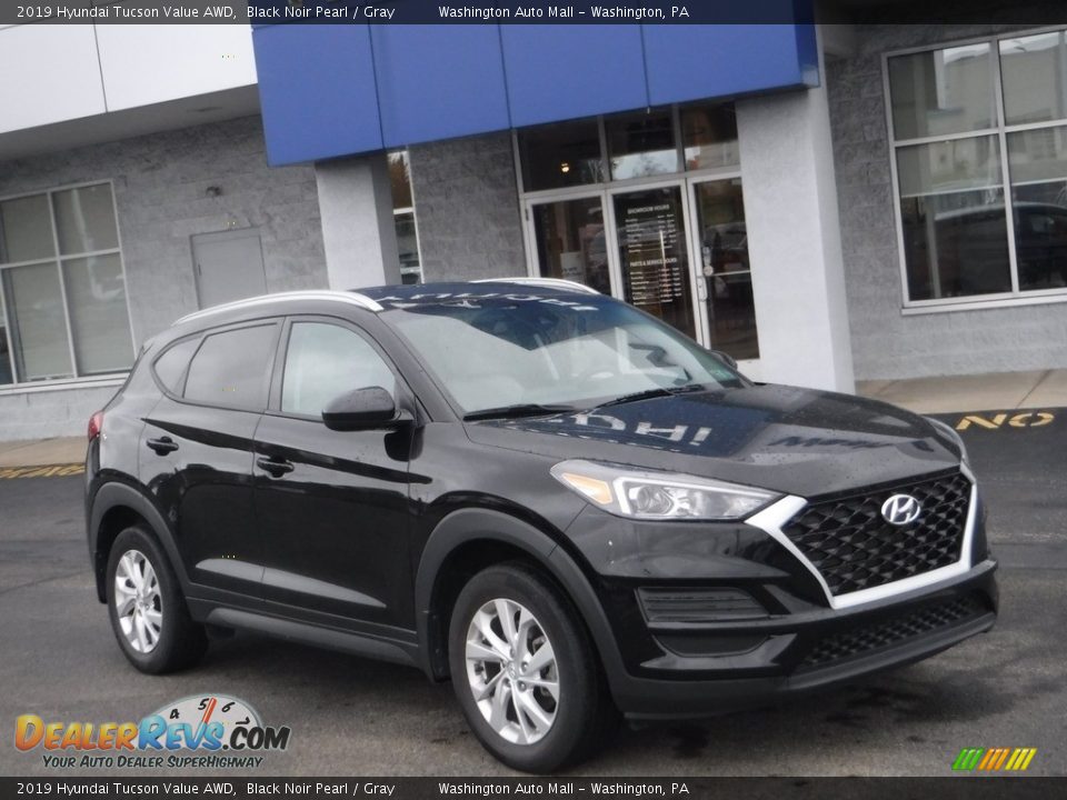 2019 Hyundai Tucson Value AWD Black Noir Pearl / Gray Photo #1