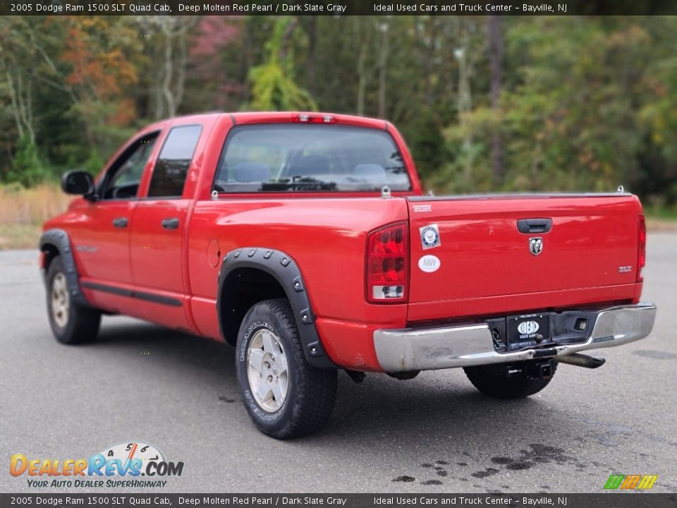 2005 Dodge Ram 1500 SLT Quad Cab Deep Molten Red Pearl / Dark Slate Gray Photo #3