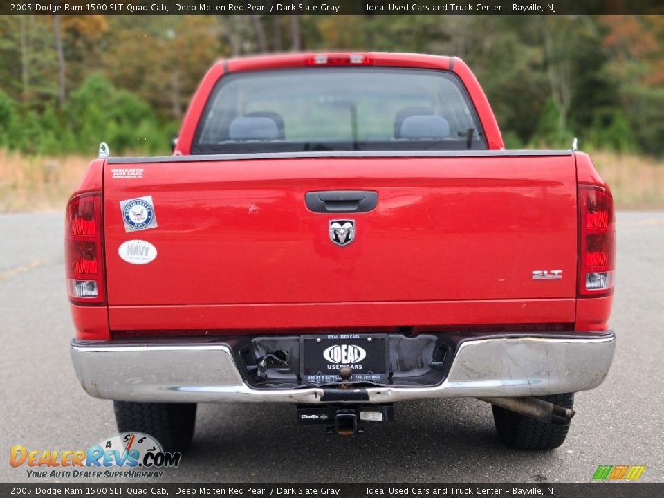 2005 Dodge Ram 1500 SLT Quad Cab Deep Molten Red Pearl / Dark Slate Gray Photo #4