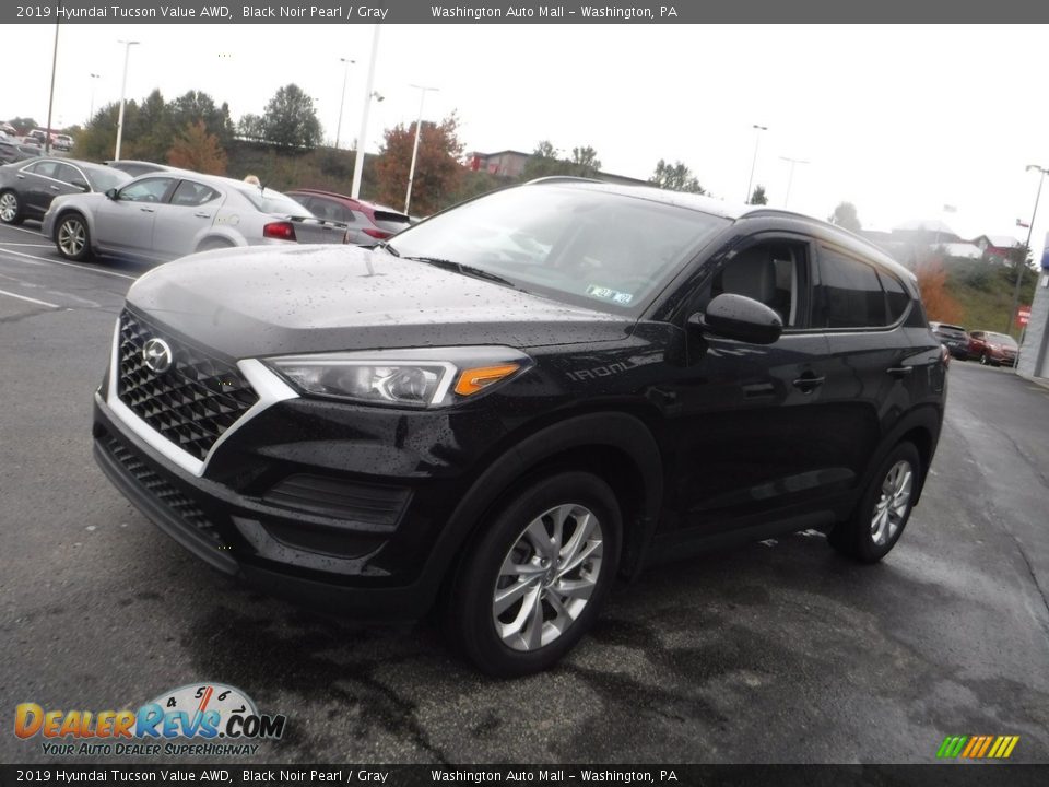 2019 Hyundai Tucson Value AWD Black Noir Pearl / Gray Photo #4