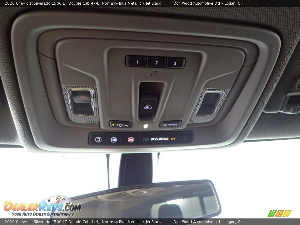 2020 Chevrolet Silverado 1500 LT Double Cab 4x4 Northsky Blue Metallic / Jet Black Photo #33