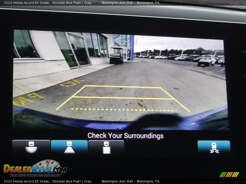 2020 Honda Accord EX Sedan Obsidian Blue Pearl / Gray Photo #23