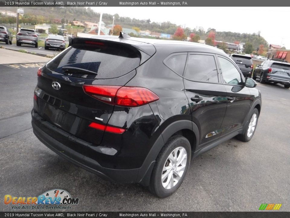 2019 Hyundai Tucson Value AWD Black Noir Pearl / Gray Photo #9