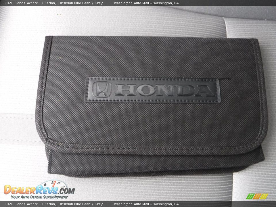2020 Honda Accord EX Sedan Obsidian Blue Pearl / Gray Photo #30