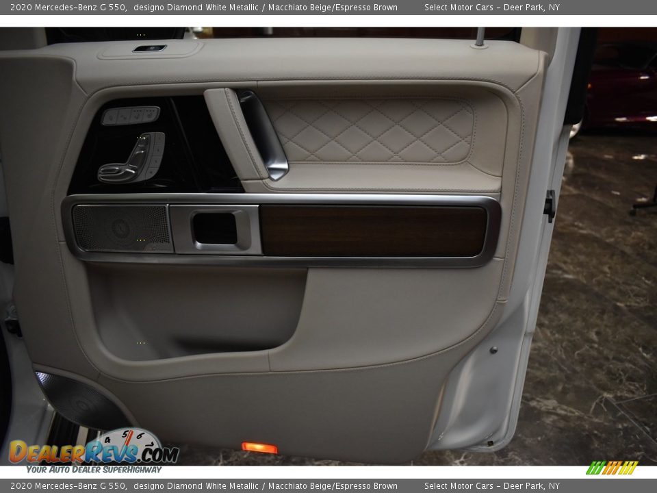 2020 Mercedes-Benz G 550 designo Diamond White Metallic / Macchiato Beige/Espresso Brown Photo #18