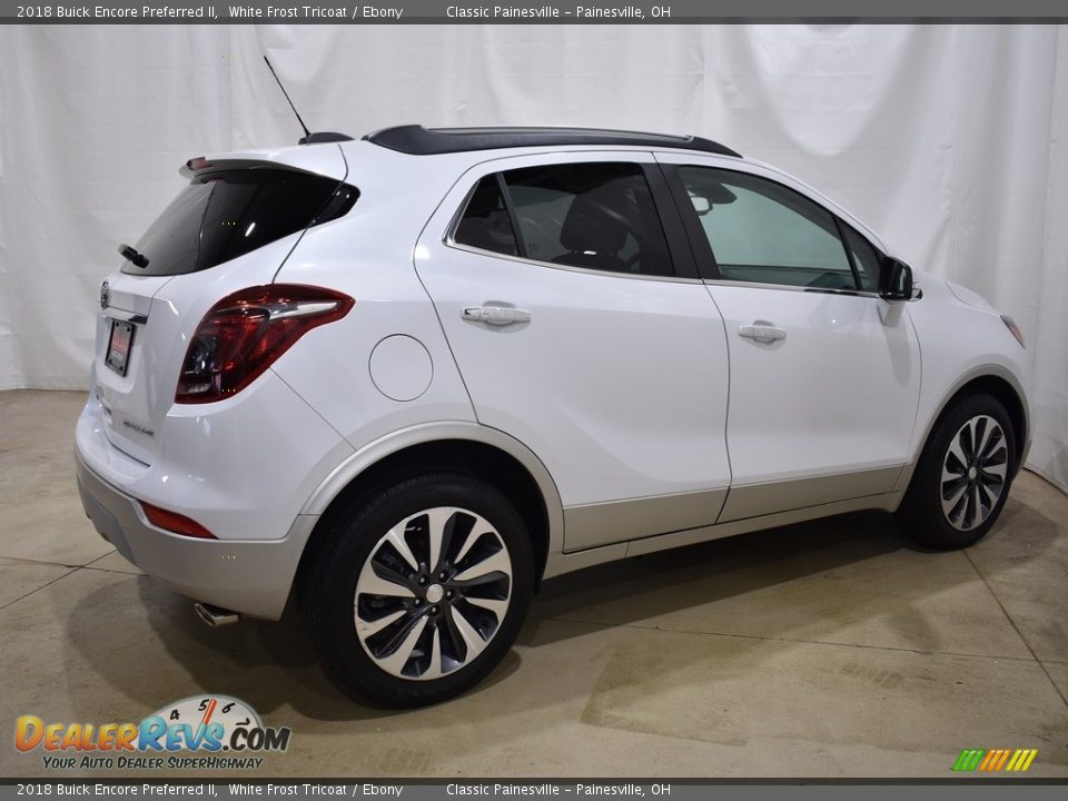 2018 Buick Encore Preferred II White Frost Tricoat / Ebony Photo #2