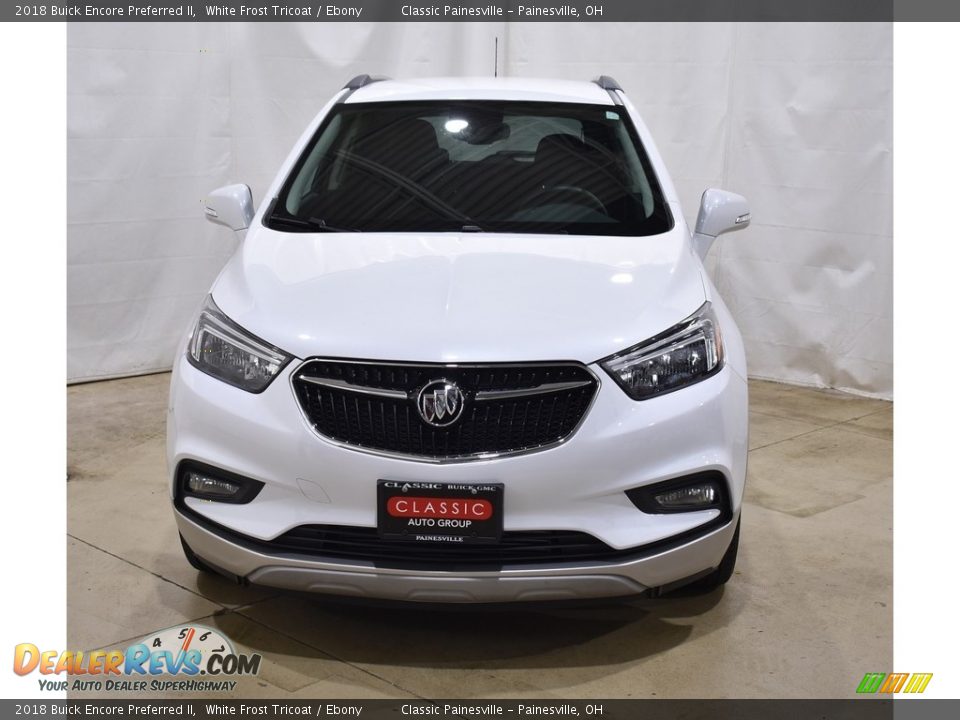 2018 Buick Encore Preferred II White Frost Tricoat / Ebony Photo #4