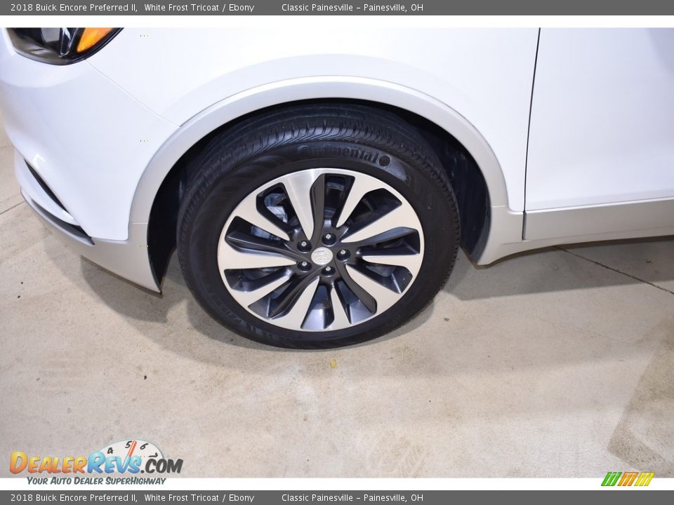 2018 Buick Encore Preferred II White Frost Tricoat / Ebony Photo #5