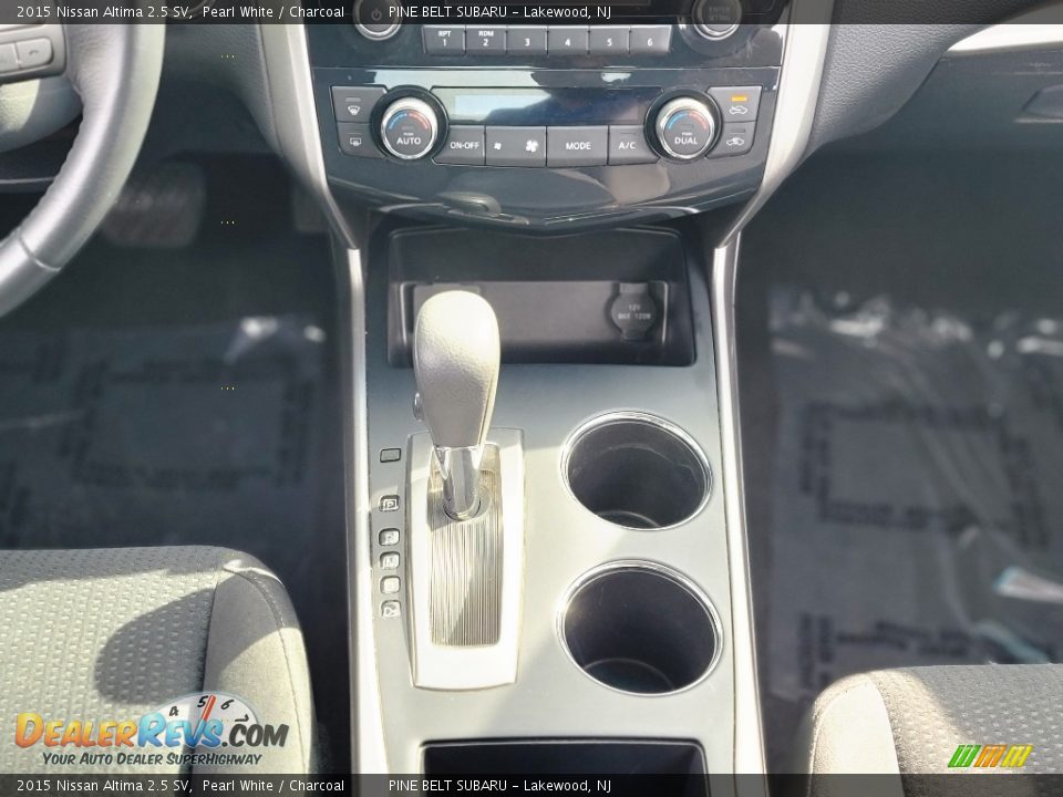 2015 Nissan Altima 2.5 SV Pearl White / Charcoal Photo #9