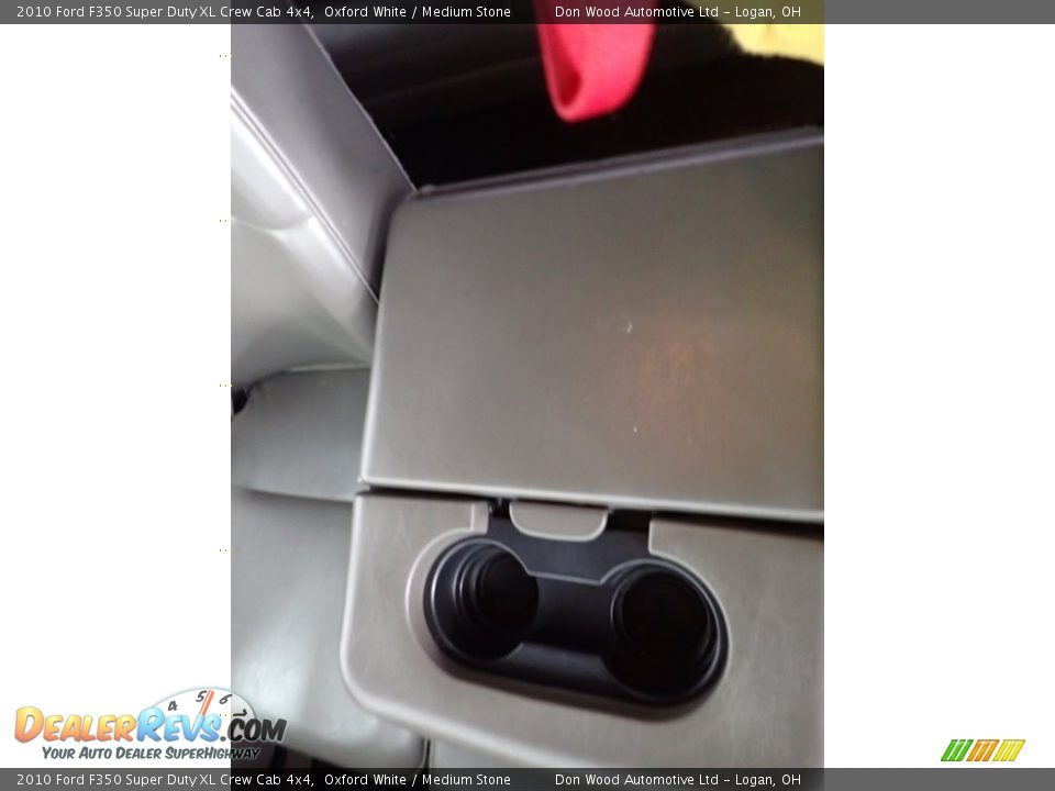 2010 Ford F350 Super Duty XL Crew Cab 4x4 Oxford White / Medium Stone Photo #25