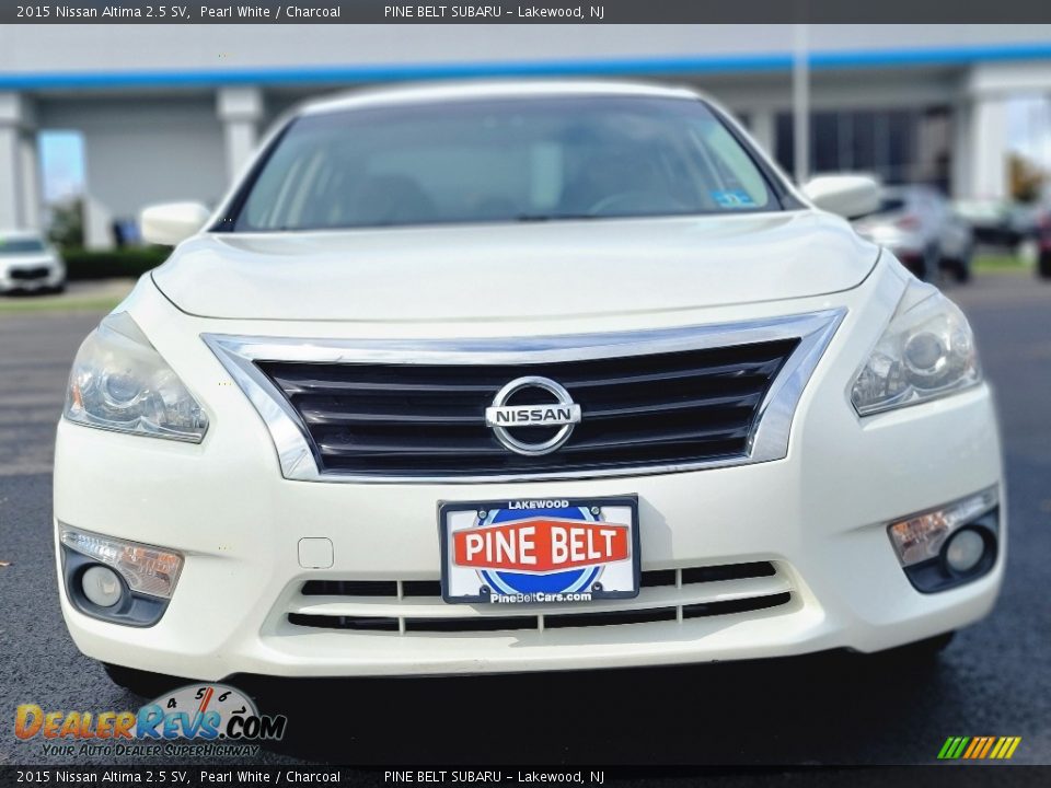 2015 Nissan Altima 2.5 SV Pearl White / Charcoal Photo #13