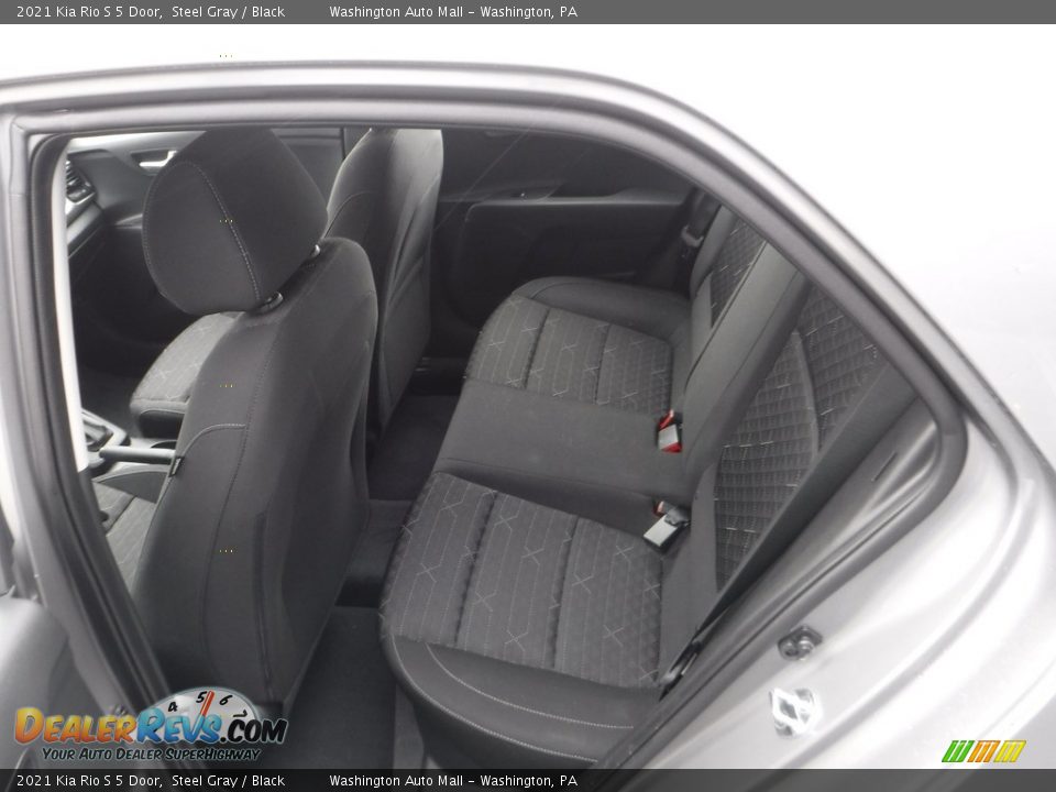 Rear Seat of 2021 Kia Rio S 5 Door Photo #23