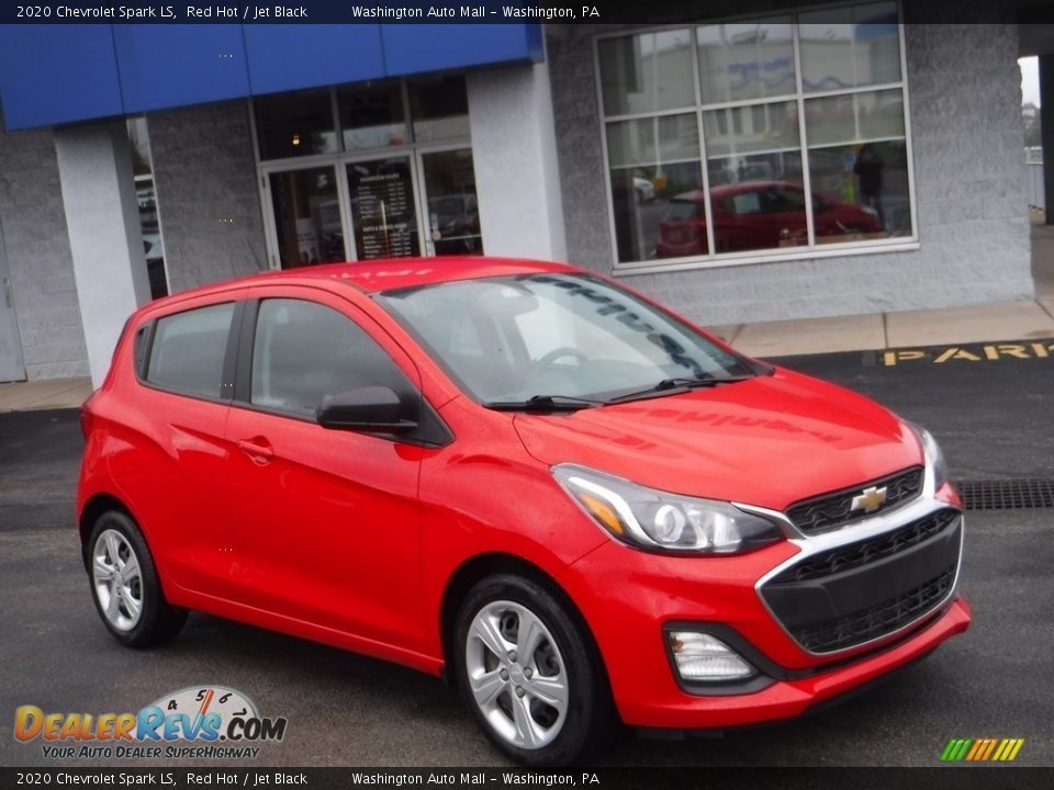 2020 Chevrolet Spark LS Red Hot / Jet Black Photo #1