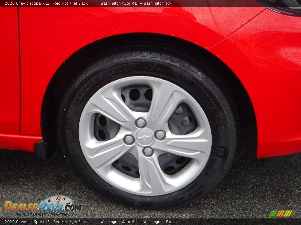 2020 Chevrolet Spark LS Red Hot / Jet Black Photo #3