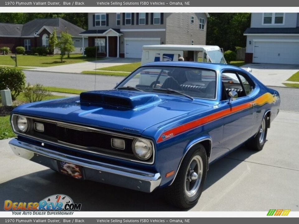 1970 Plymouth Valliant Duster Blue / Black Photo #1